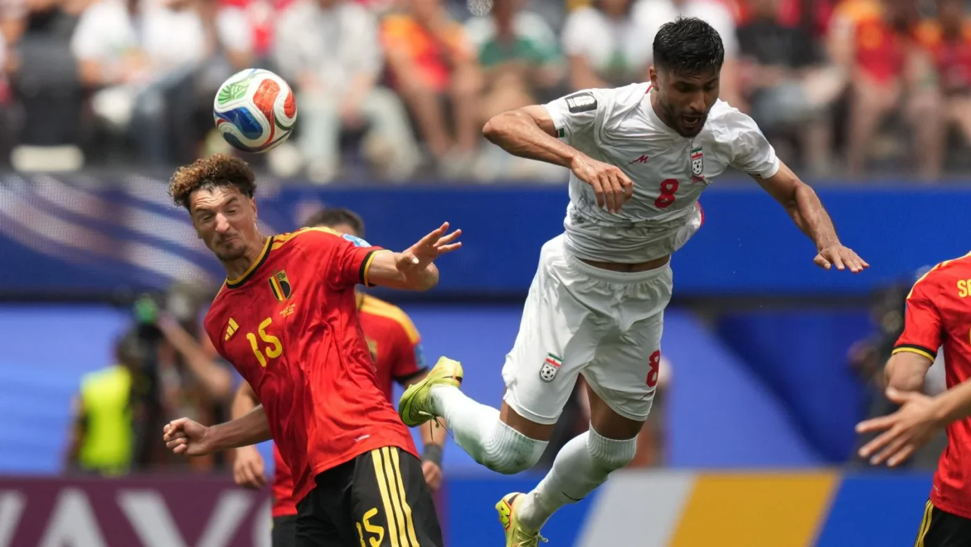 BELGIUM WERE LEFT FRUSTRATED AS THEY WERE HELD TO A GOALLESS DRAW BY IRAN IN THEIR GROUP G CLASH AT THE FIFA WORLD CUP, A RESULT THAT LEAVES THE RED DEVILS STILL SEARCHING FOR THEIR FIRST WIN OF THE TOURNAMENT.